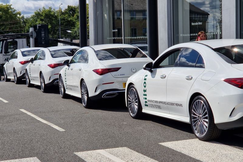 New Mercedes-Benz courtesy cars arrive!